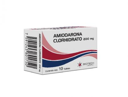 Amiodarona 200mg Tab X10 Biotech 
